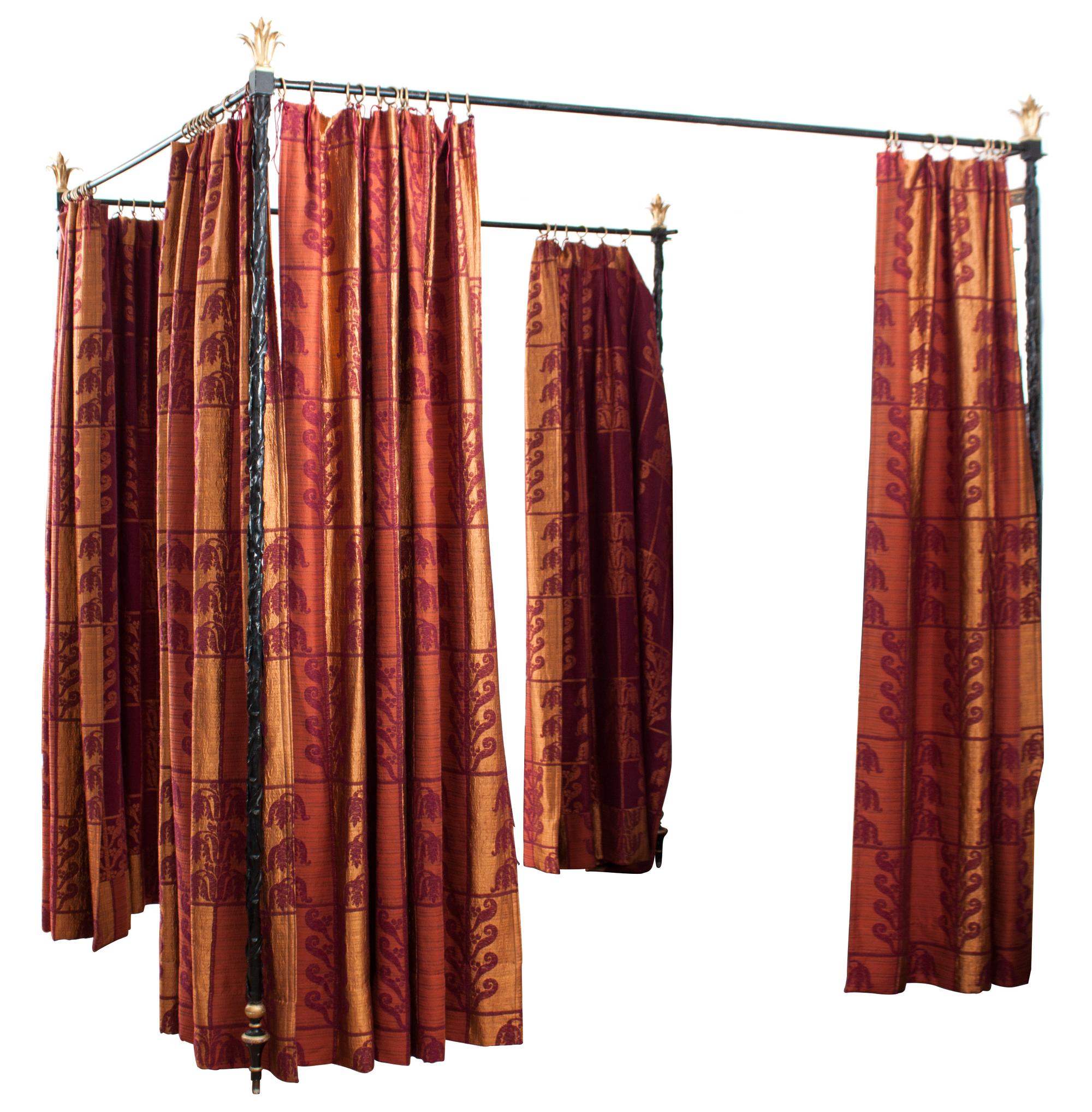 A King Size Canopy Bedstead Height 104 inches.