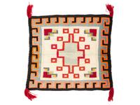 Navajo Germantown Sunday Saddle Blanket / Rug