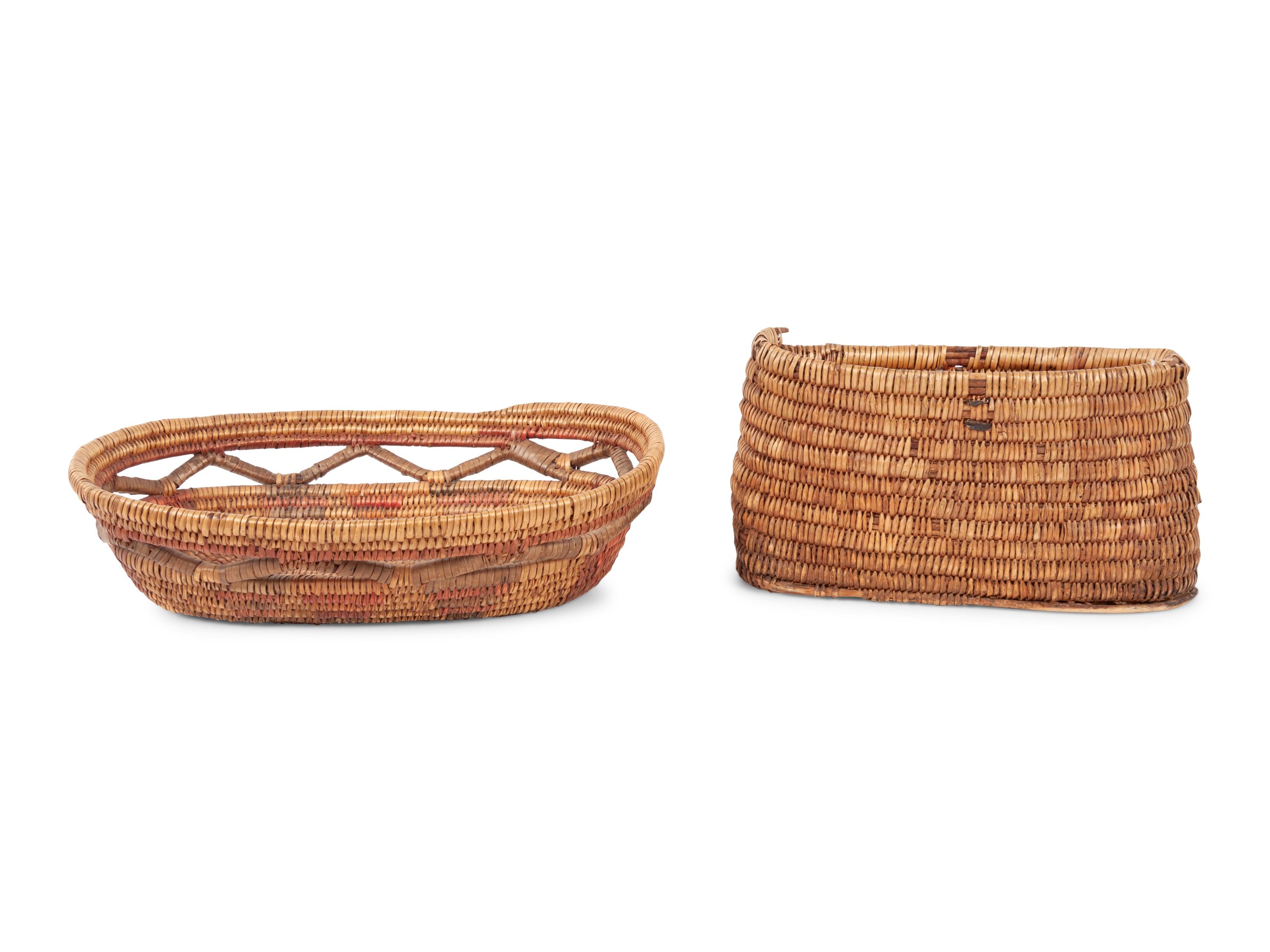 Jicarilla Apache Polychrome Baskets