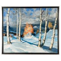 European School, 20th Century — Snow Scene