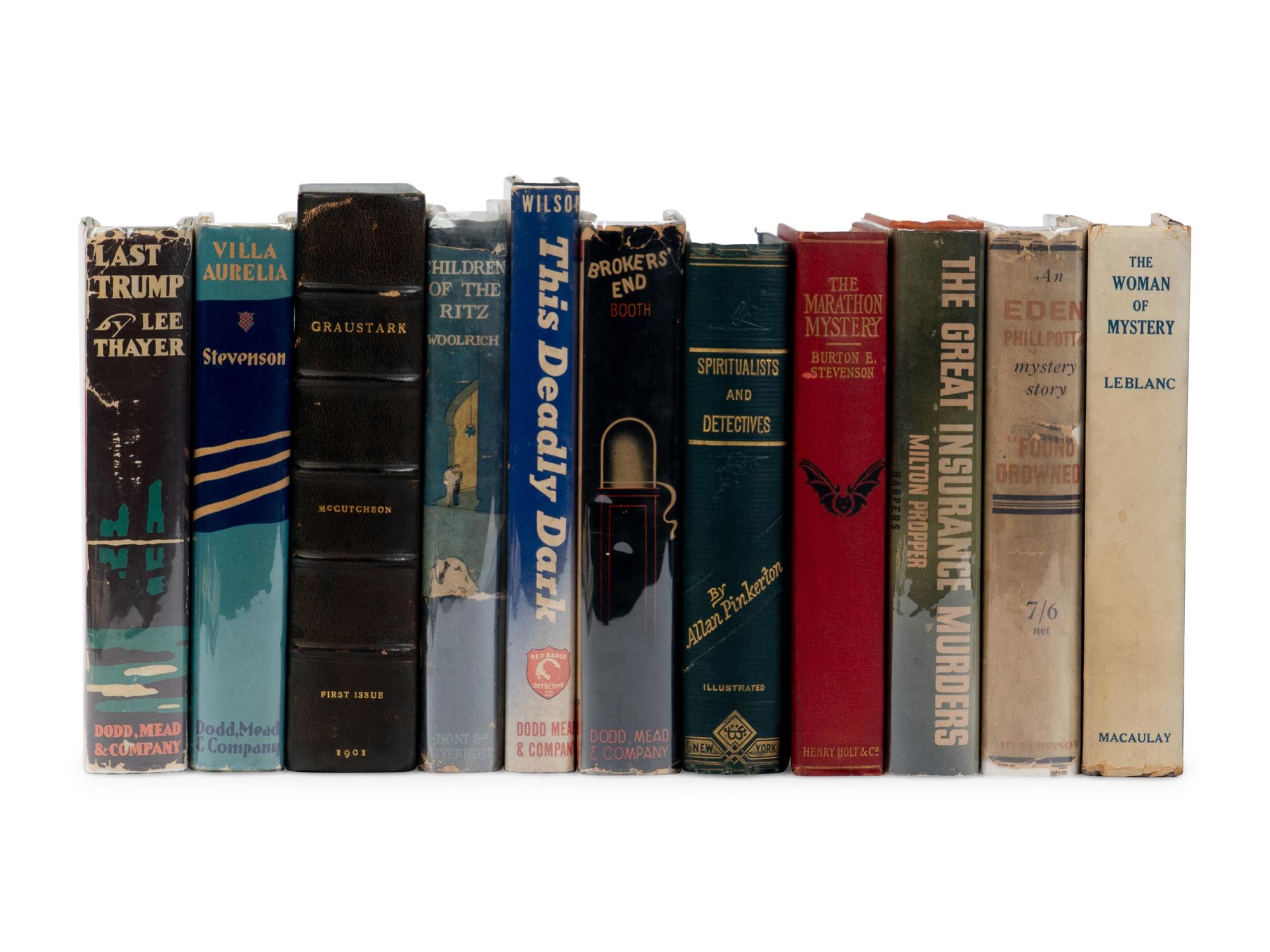 [LITERATURE - DETECTIVE FICTION]. A group of 400 titles, MOST FIRST EDITIONS, including:
