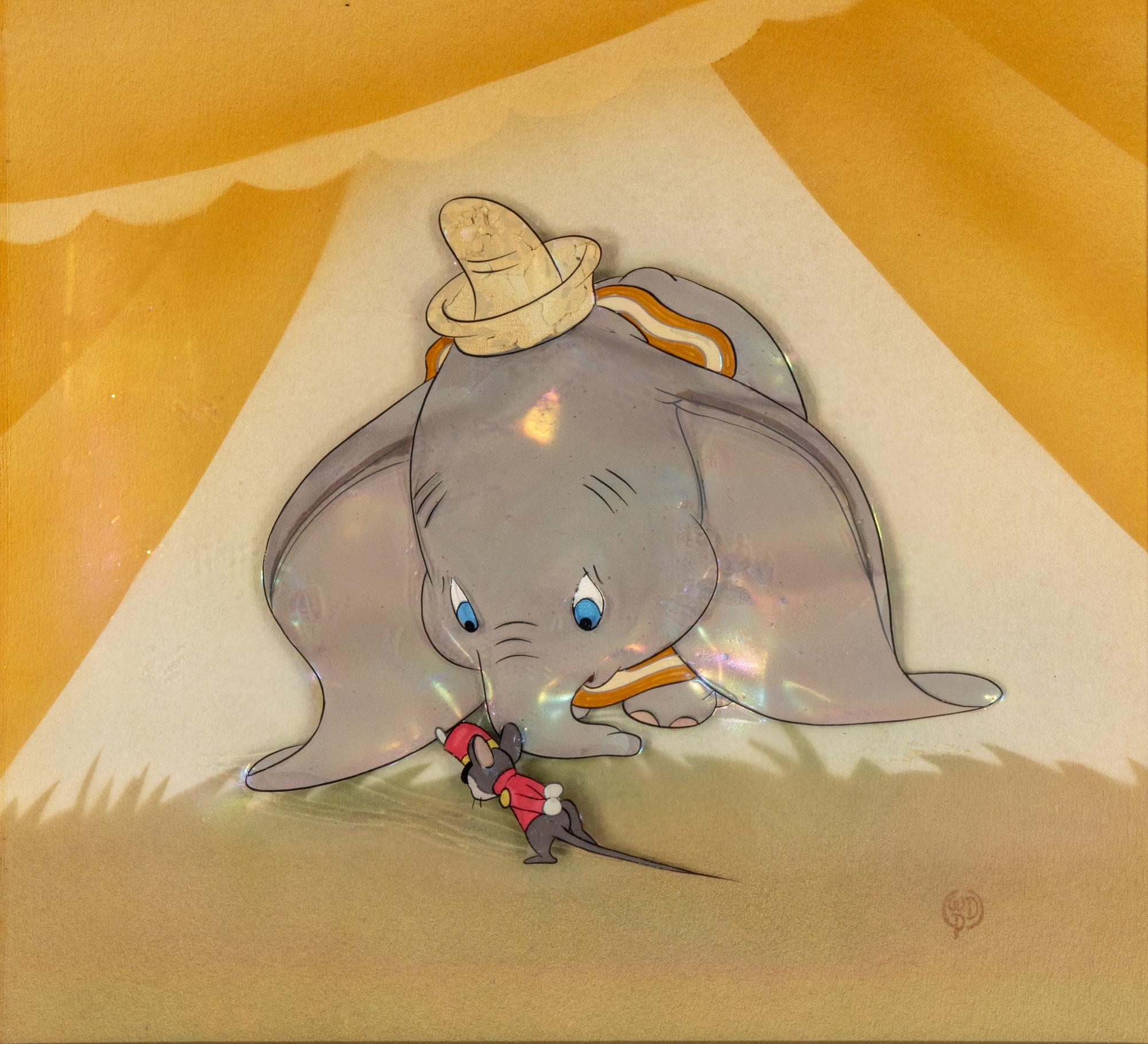 [Children's & Illustrations]. [Disney, Walt] Production Animation Cel from Walt Disney's "Dumbo"