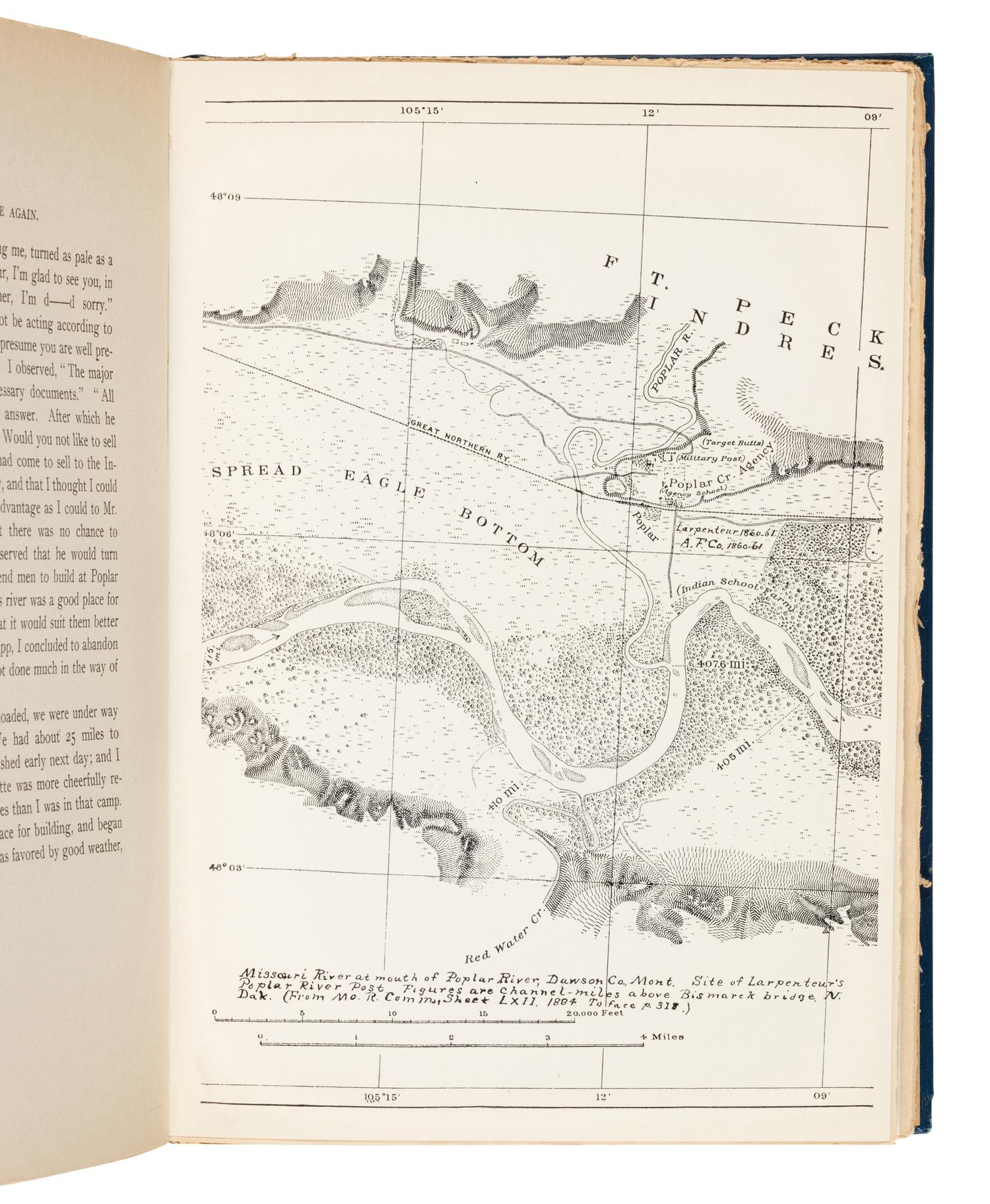 [FUR TRADE]. LARPENTEUR, Charles (1803-1872). Forty Years a Fur Trader on the Upper Missouri. Elliott COUES, editor. New York: Francis P. Harper, 1898.