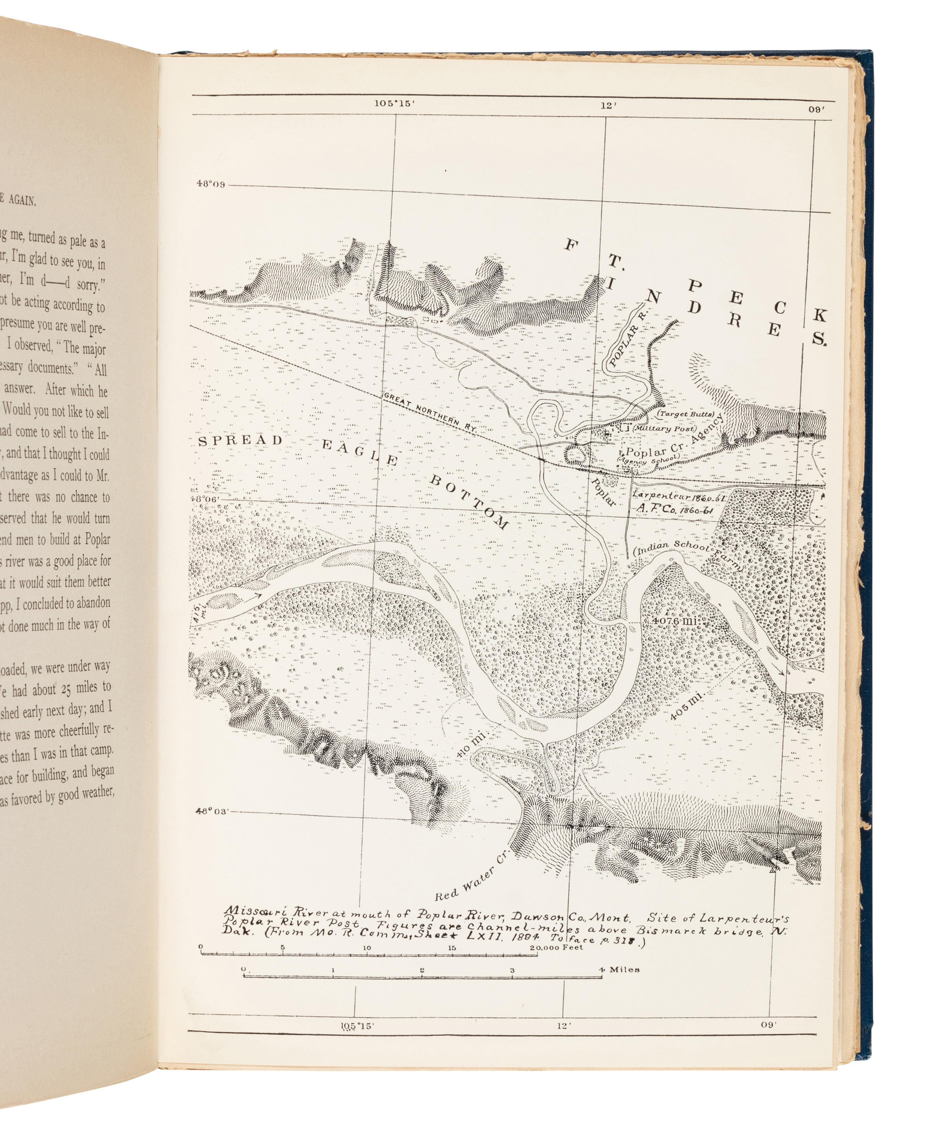 [FUR TRADE]. LARPENTEUR, Charles (1803-1872). Forty Years a Fur Trader on the Upper Missouri. Elliott COUES, editor. New York: Francis P. Harper, 1898.