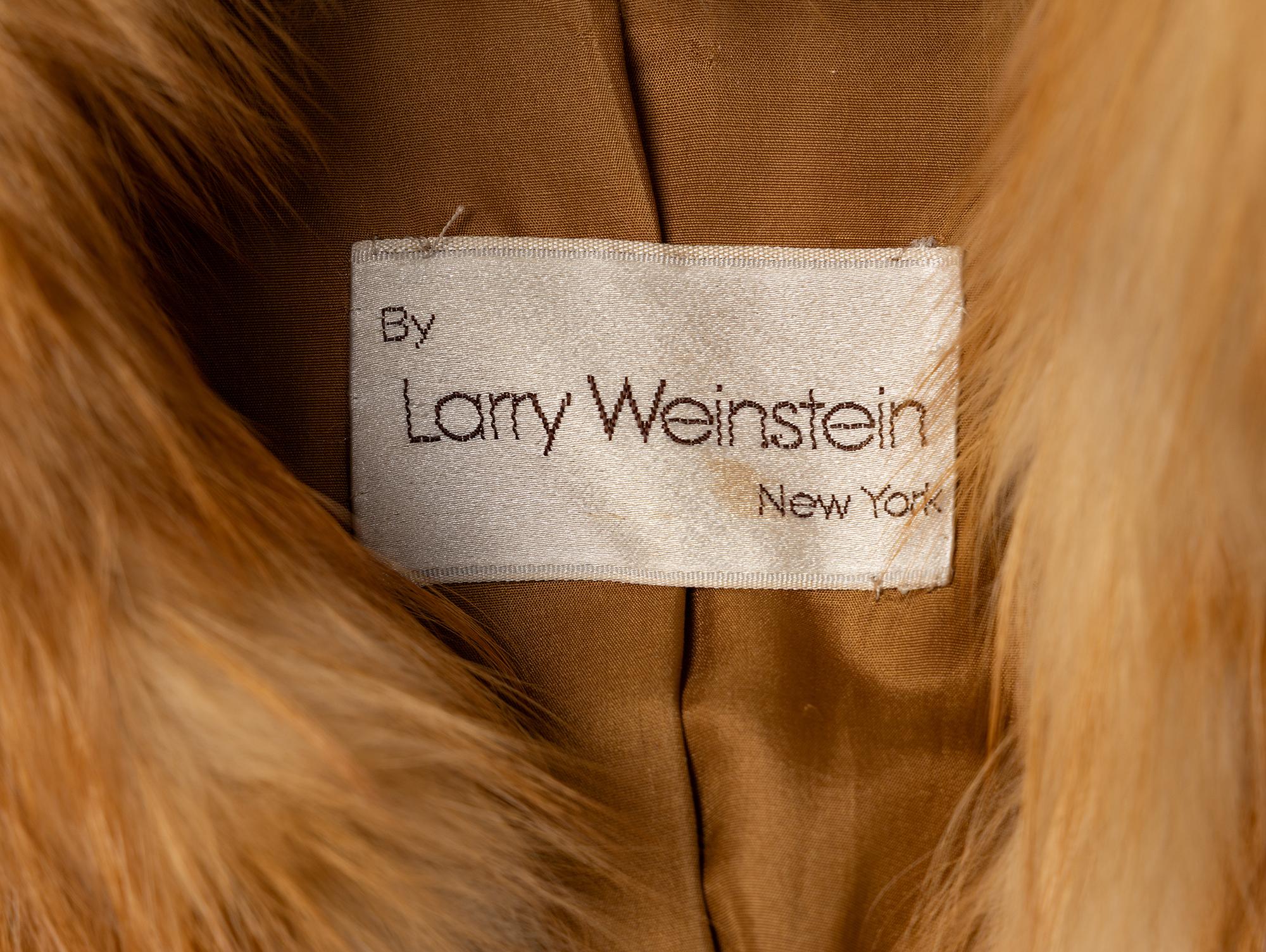 Larry Weinstein, Red Fox Fur Coat