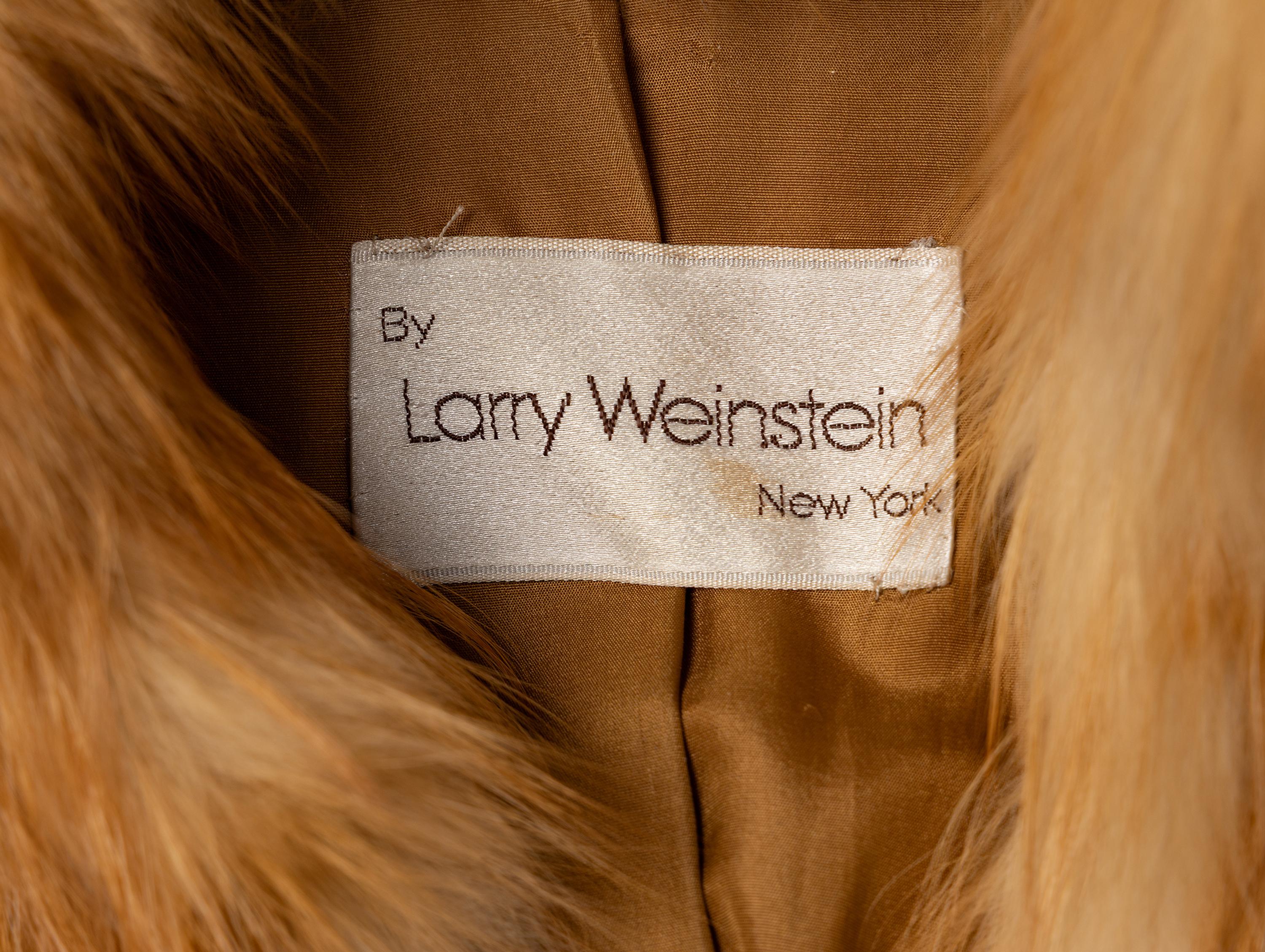 Larry Weinstein, Red Fox Fur Coat