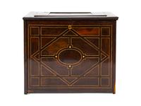 An Italian Inlaid Rosewood Vargueno