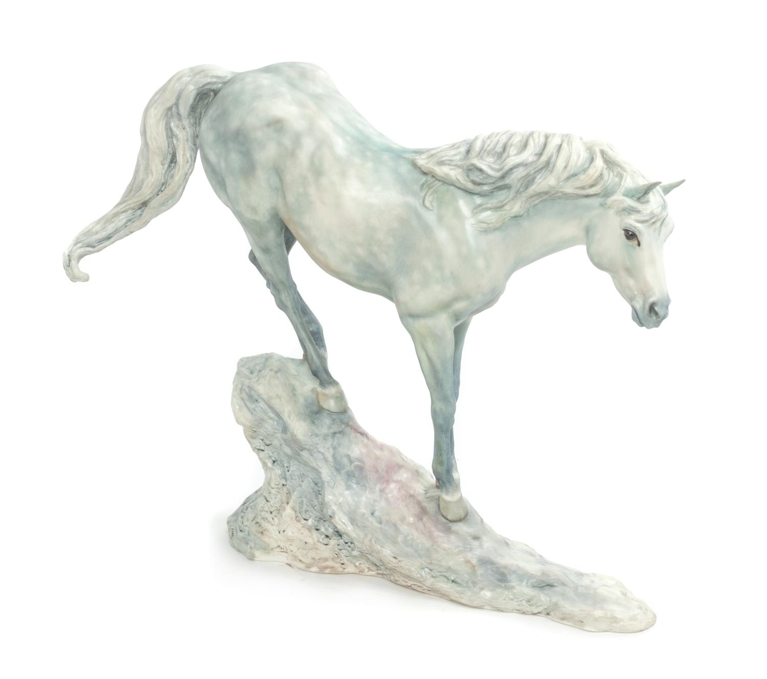 A Royal Worcester Figure, Lauren McKeen Width 13 inches. — SECOND HALF 20TH CENTURY