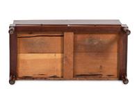 A Late Federal Bermuda Cedar Two-Drawer Blanket Chest on Frame