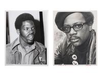 [CIVIL RIGHTS]. A group of 3 photographs, incl. FITCH, Bob (1939-2016), photographer. Photograph of members of the Welfare Union in Chicago. Ca late 1960s.