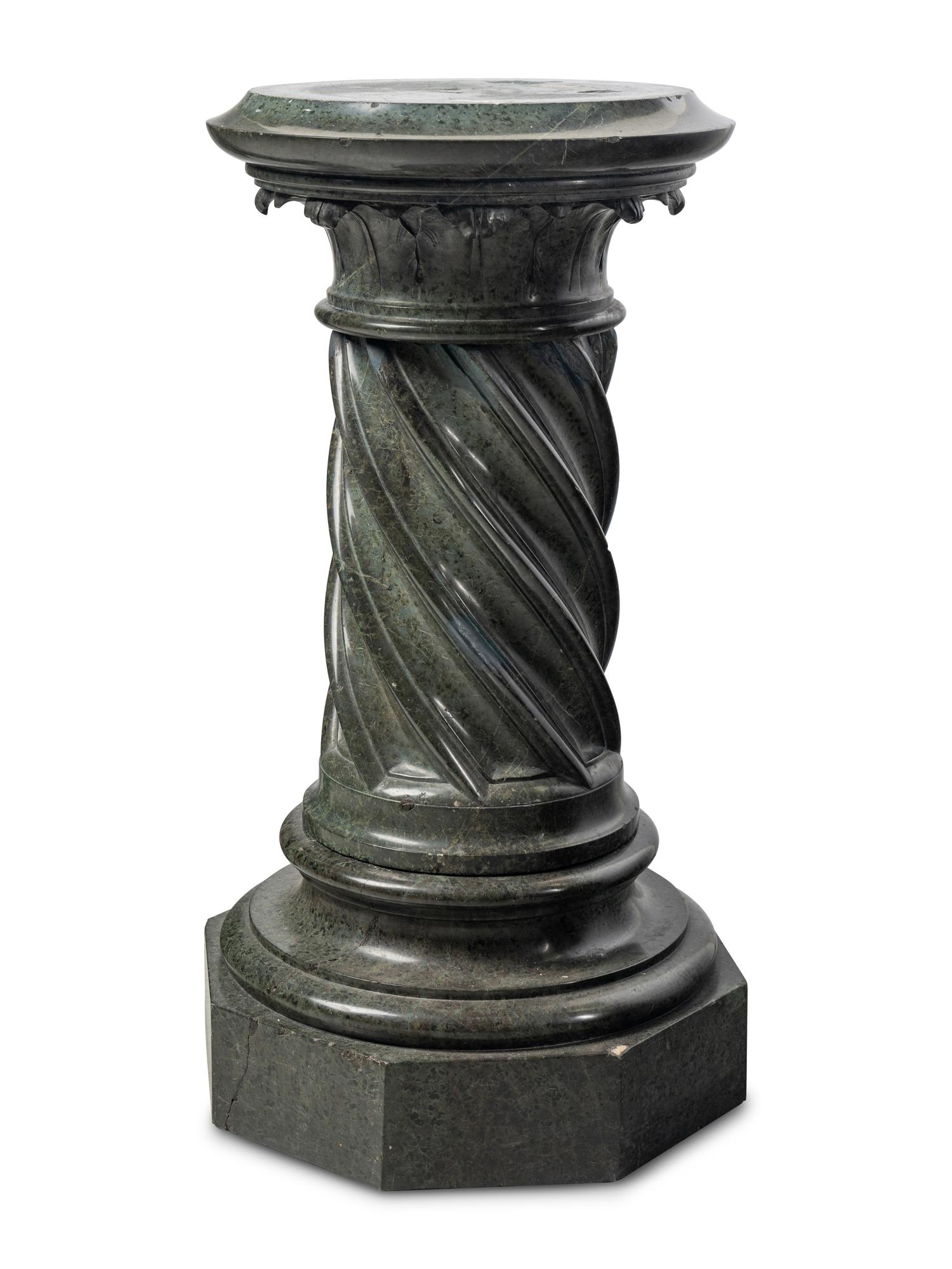 A Continental Marble Pedestal