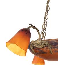 A Schneider Glass Hanging Fixture