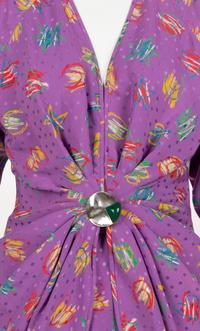 Three Designer Ensembles: One Yves Saint Laurent, One Emanuel Ungaro, and One Missoni, 1980s