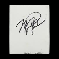 A Michael Jordan Signed Autograph Original Jean Moss Polaroid Proof for McDonalds Acclaimed 1987 Muscular Dystrophy Advertisement (Beckett Authentication Services, Moss Family Letter)