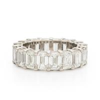 Diamond and Platinum Eternity Band