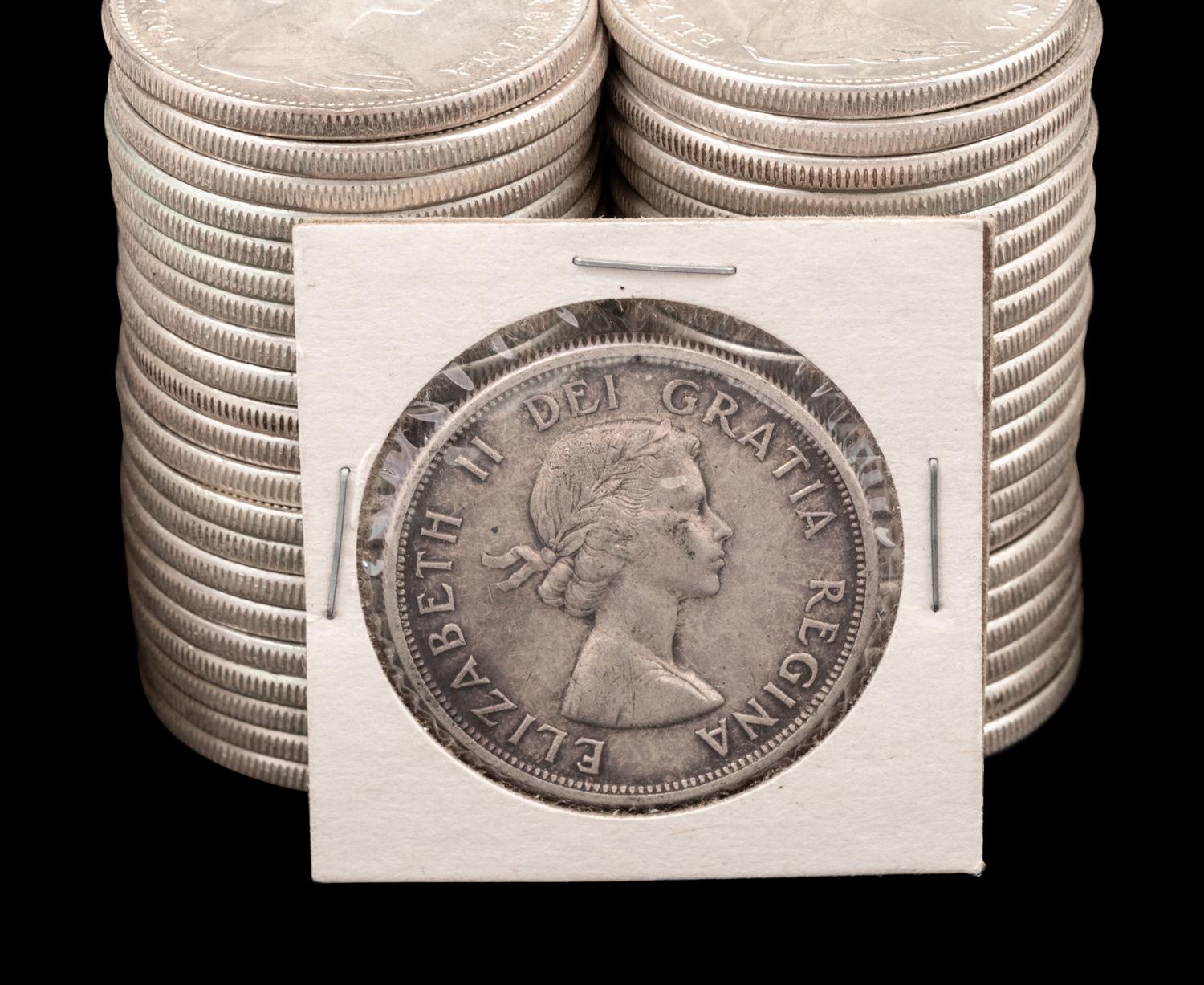 [CANADA] A Large Collection of Silver$1 and Commemorative Silver Coins