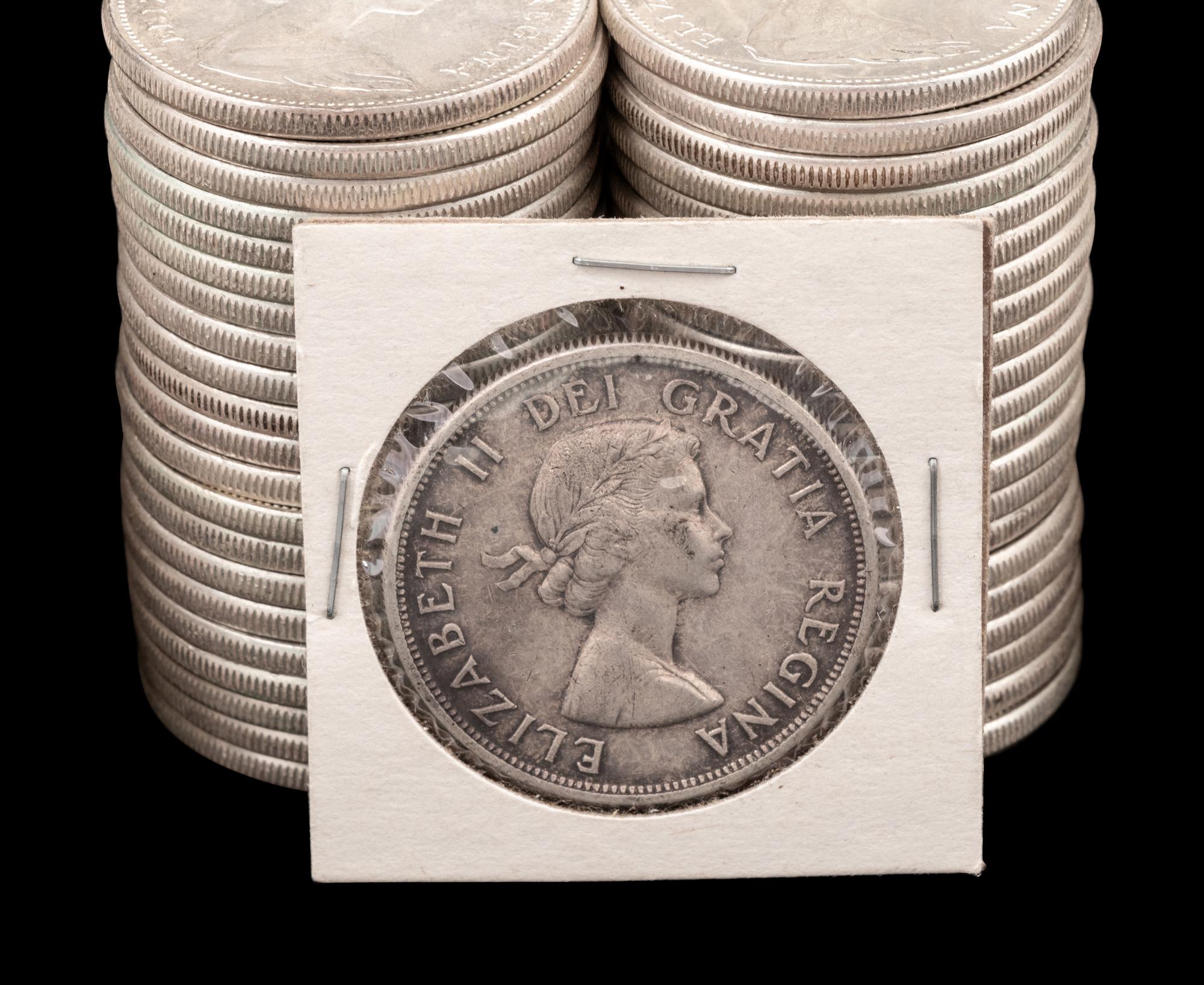 [CANADA] A Large Collection of Silver$1 and Commemorative Silver Coins
