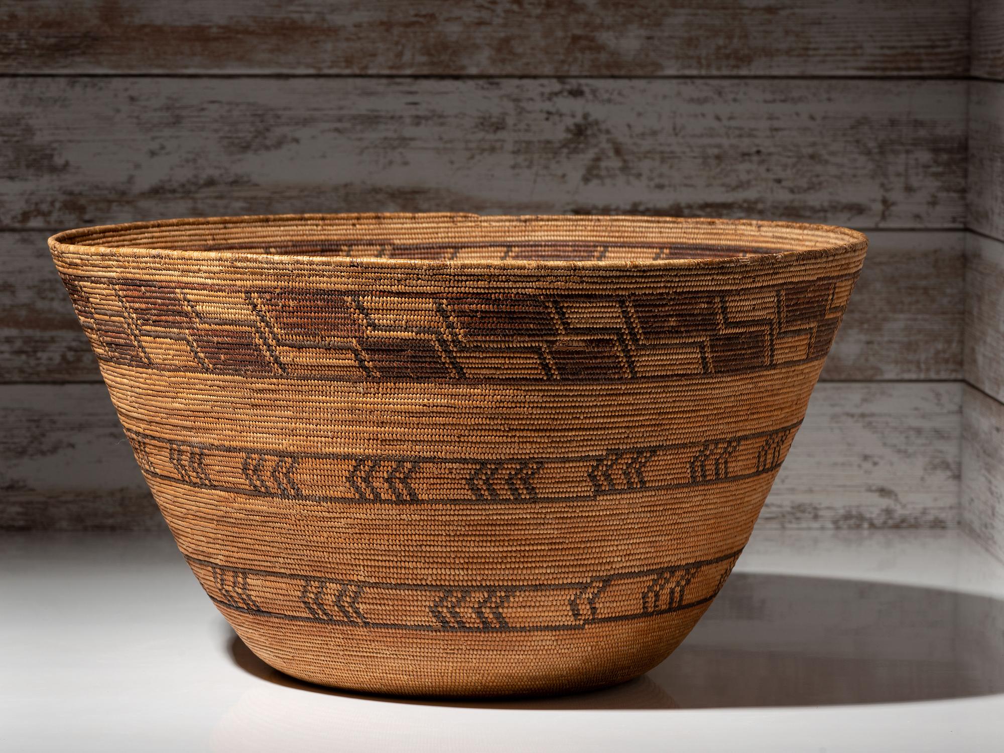 Yokut Polychrome Storage Basket