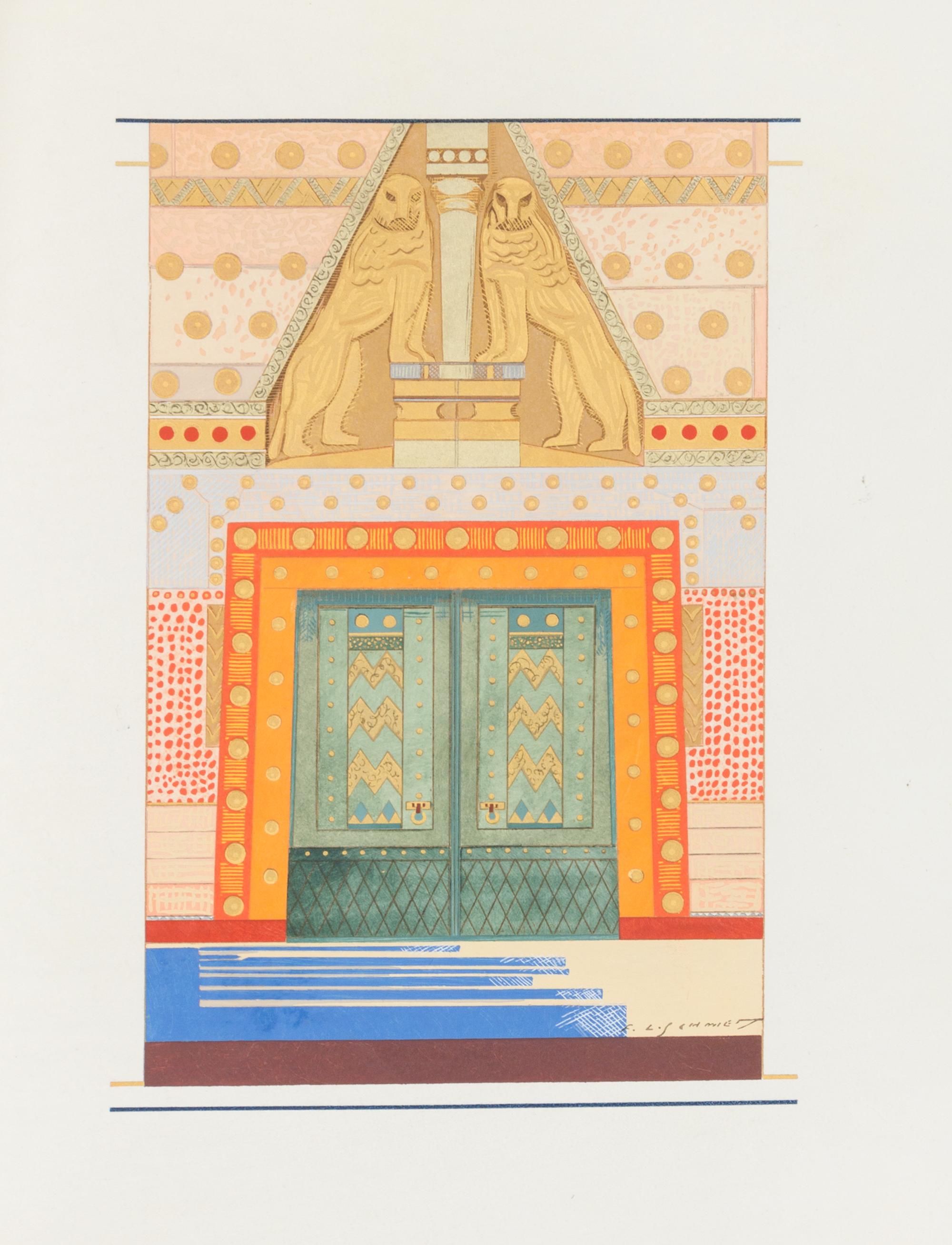 SCHMIED, François-Louis, illustrator. HOMER. Paris: La Compagnie des Bibliophiles de l'Automobile–Club de France, 1930.