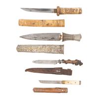 Four Ethnographic Daggers