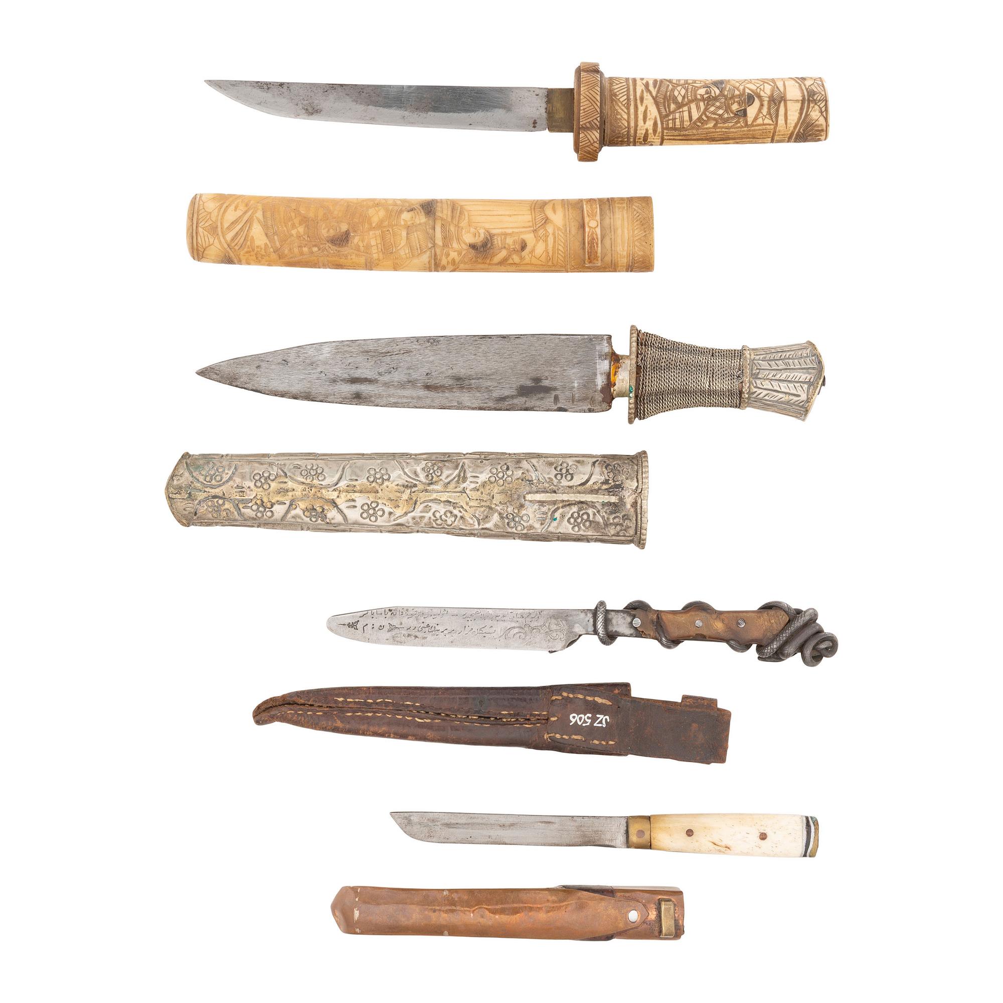 Four Ethnographic Daggers