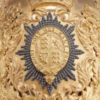 A Brass Helmet of the Honourable Corps of Gentleman-at-Arms