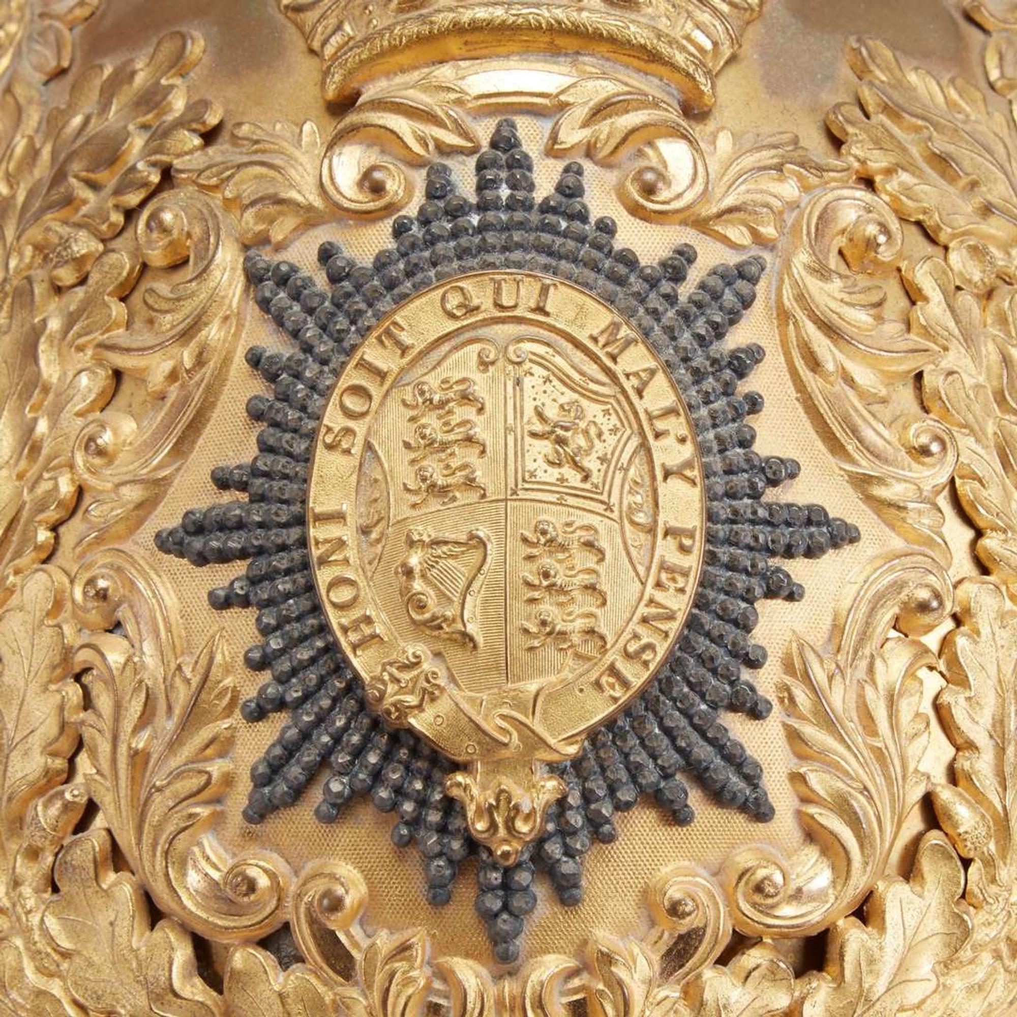 A Brass Helmet of the Honourable Corps of Gentleman-at-Arms