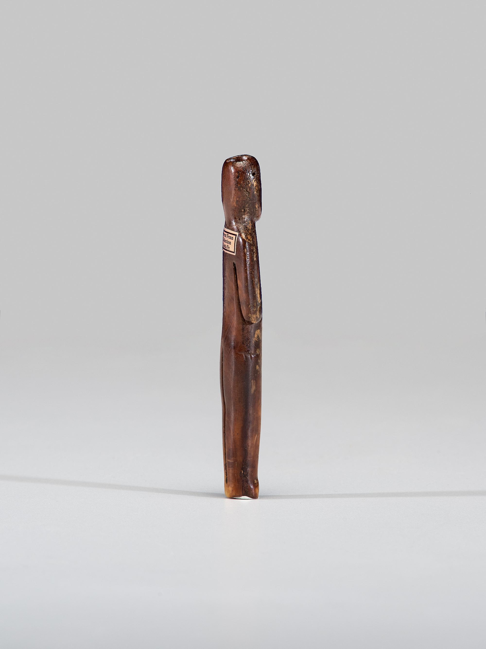 Aleutian Figural Needle Container