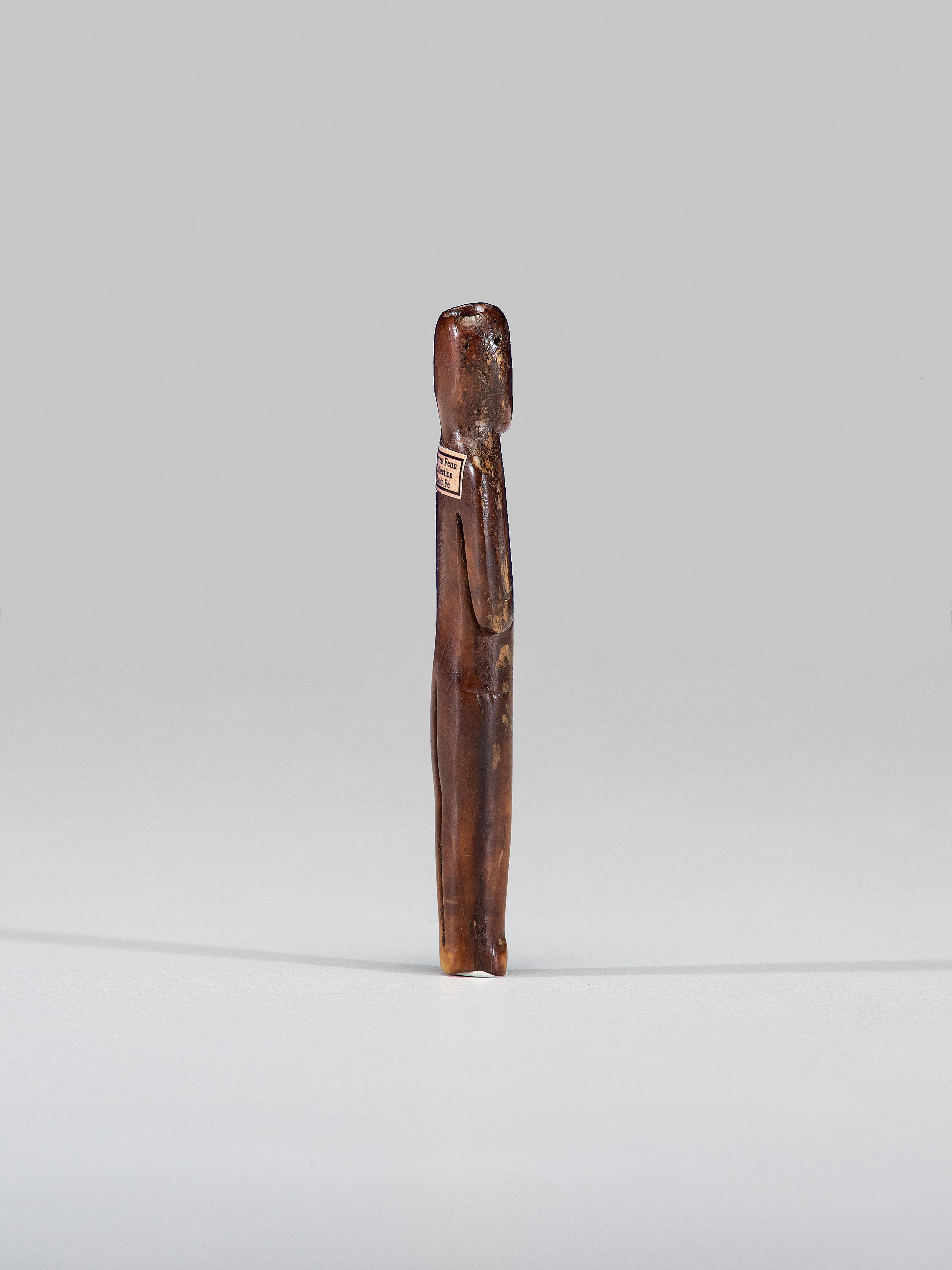 Aleutian Figural Needle Container