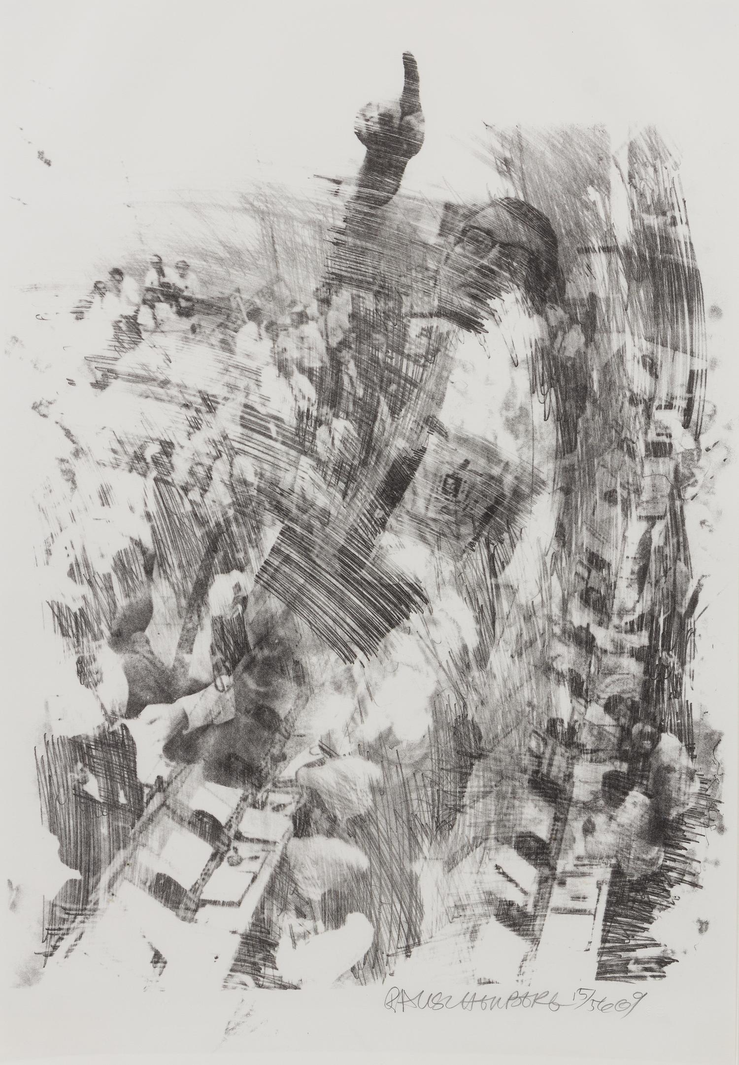 Robert Rauschenberg, American (1925-2008), Sky Rite (Stoned Moon), 1969 Lithograph