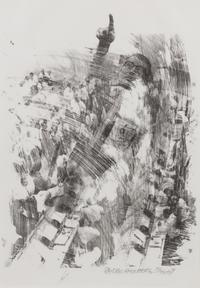 Robert Rauschenberg, American (1925-2008), Sky Rite (Stoned Moon), 1969 Lithograph
