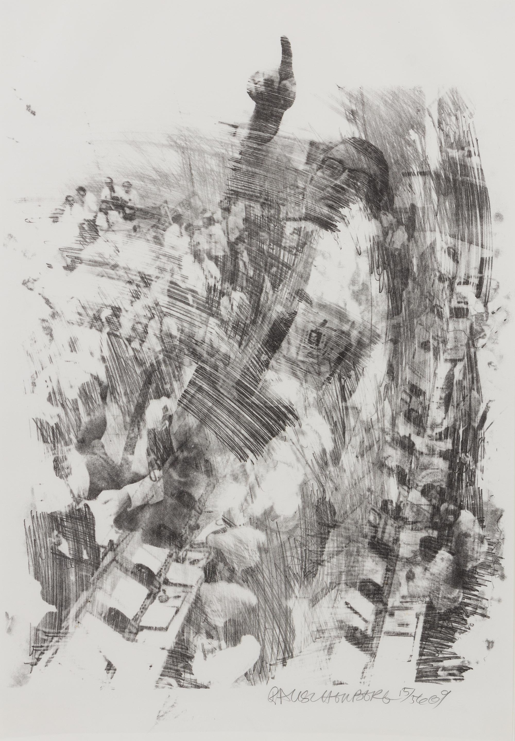 Robert Rauschenberg, American (1925-2008), Sky Rite (Stoned Moon), 1969 Lithograph