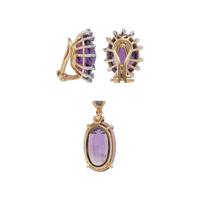 COLLECTION OF AMETHYST AND MULTIGEM JEWELRY
