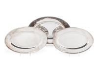 Three French Silver-Plate Serving Dishes