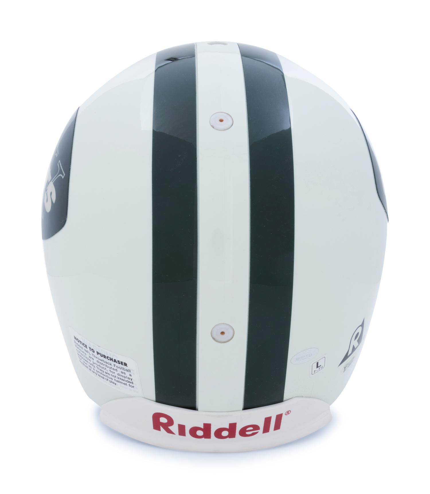 A Joe Namath Signed New York Jets Helmet,