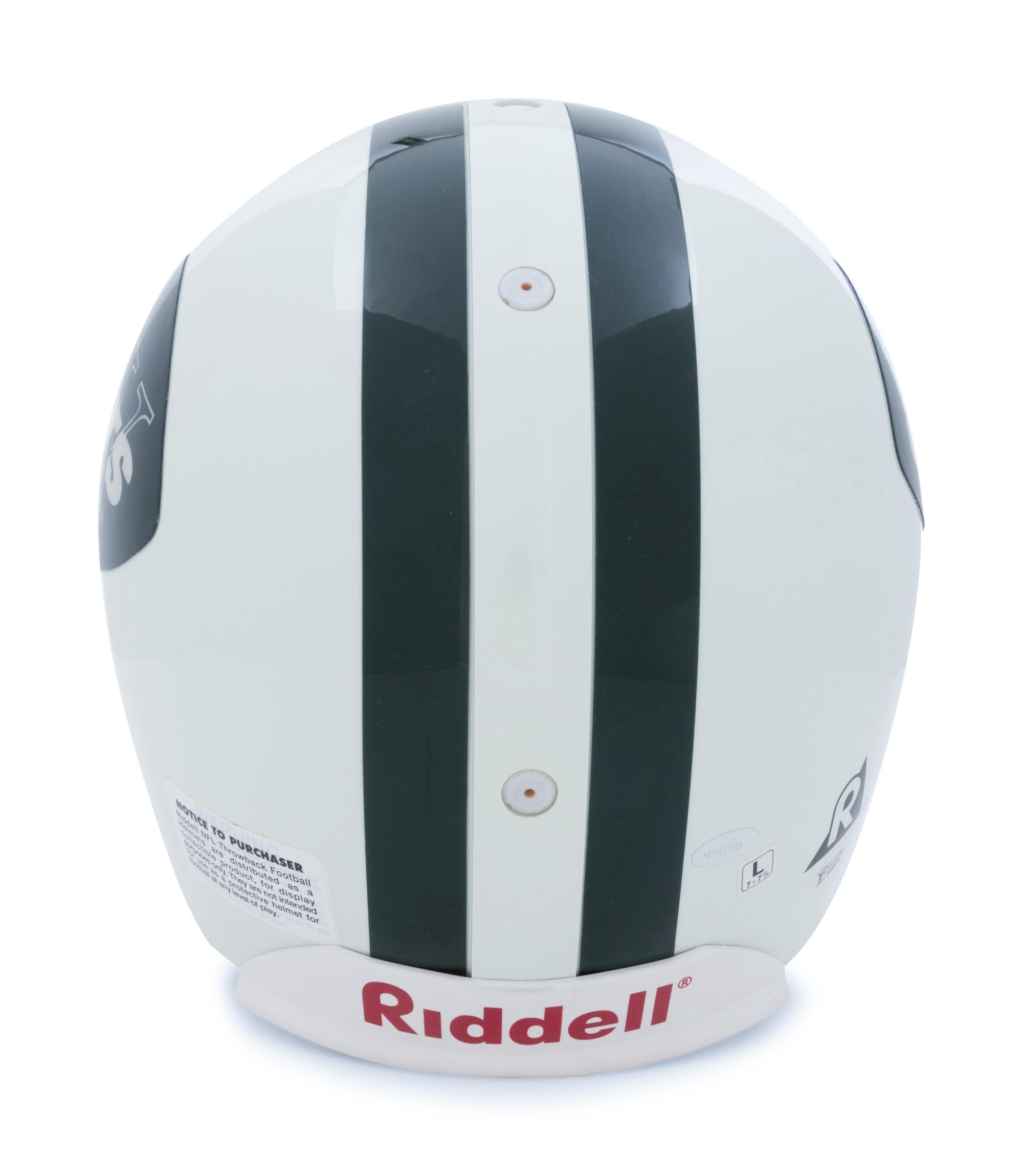 A Joe Namath Signed New York Jets Helmet,