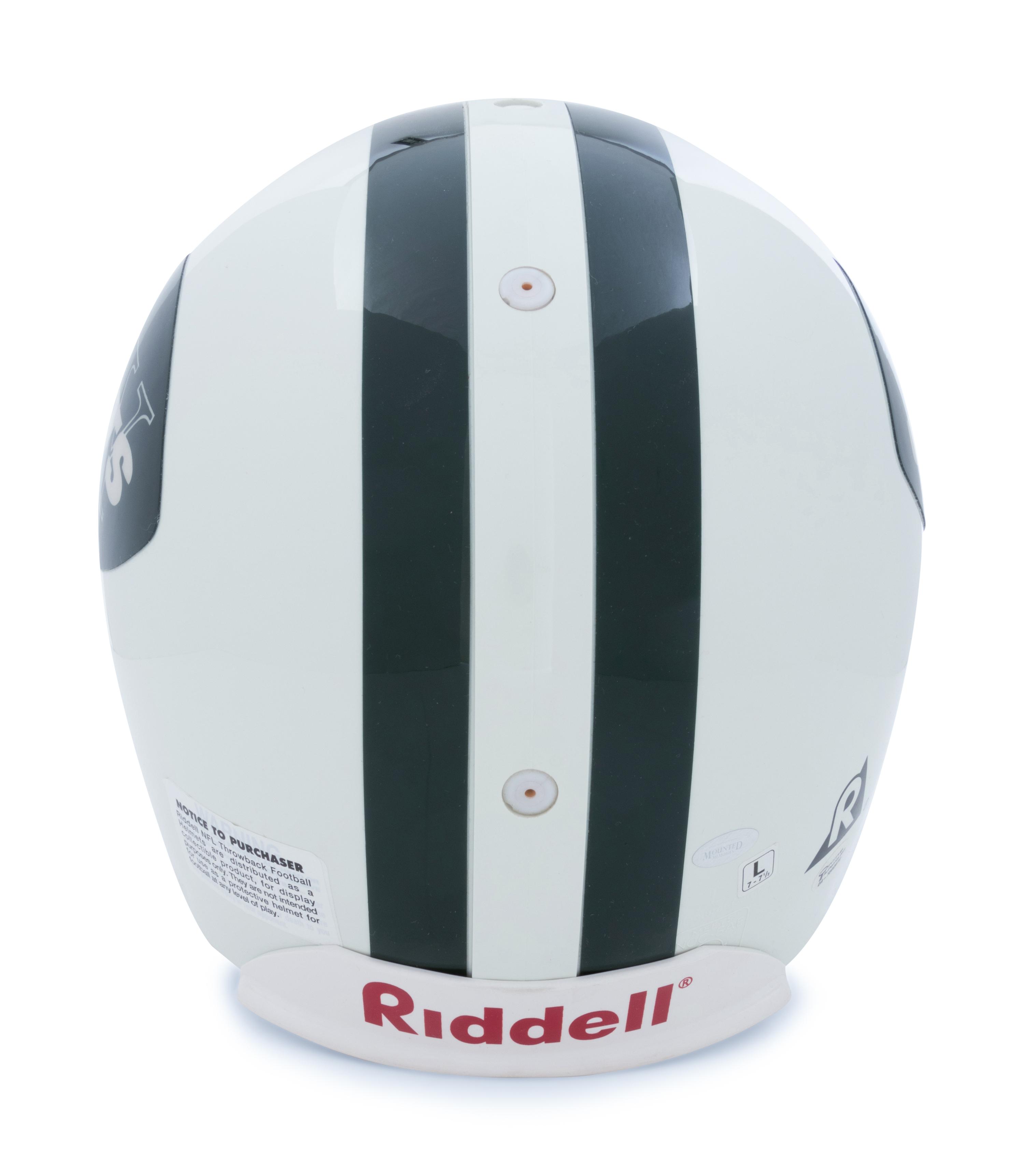 A Joe Namath Signed New York Jets Helmet,