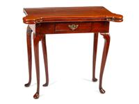 A George III Mahogany Flip-Top Game Table
