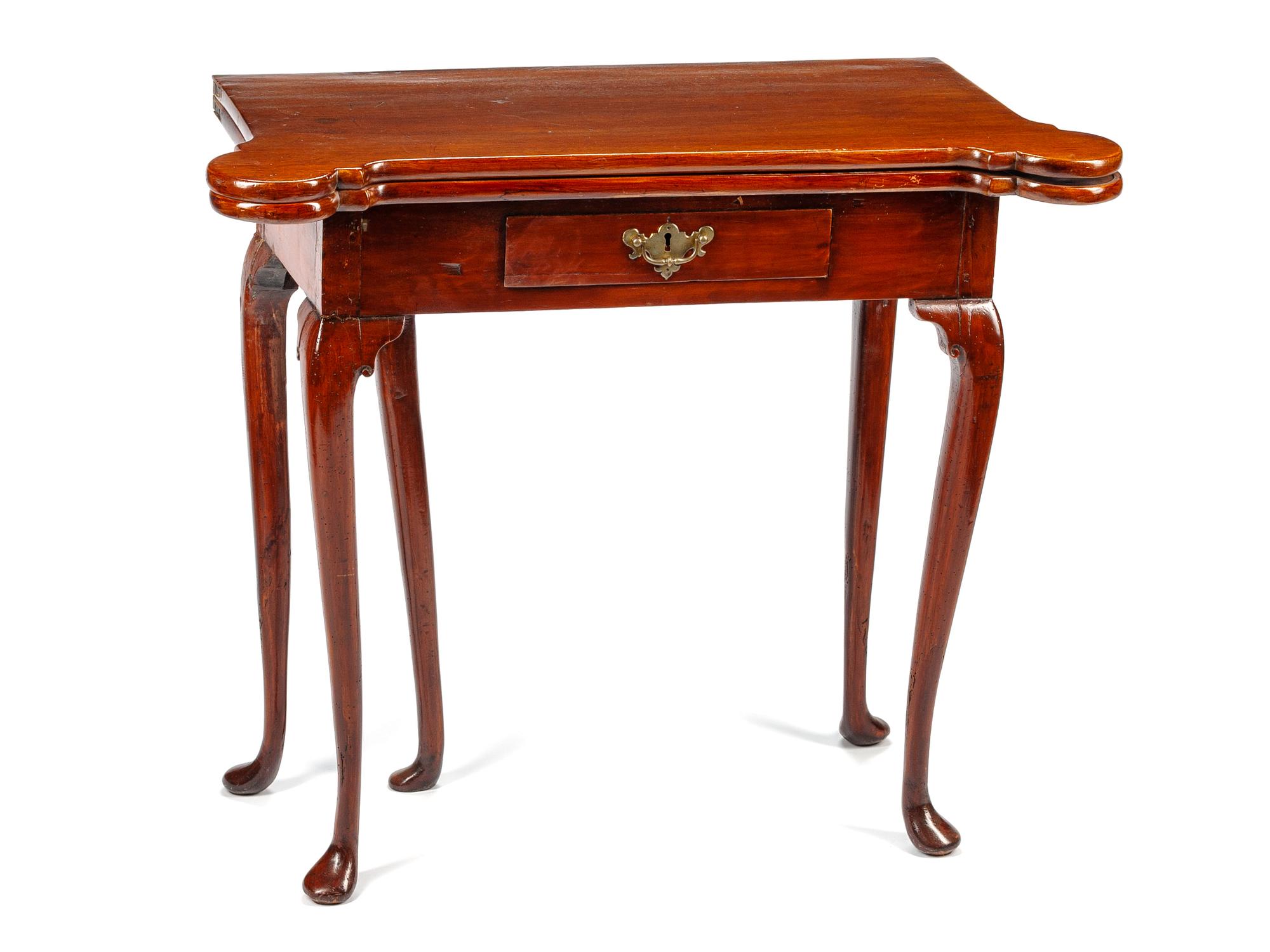 A George III Mahogany Flip-Top Game Table