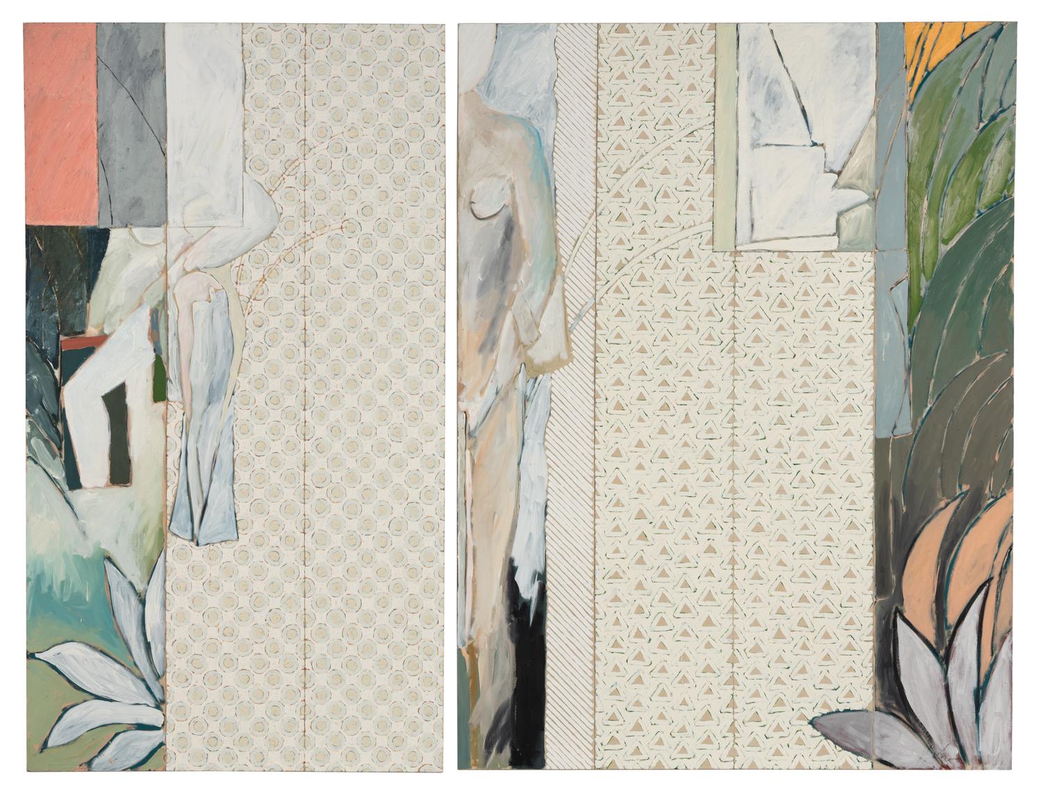 After the Great Bathers , 1981 (diptych)