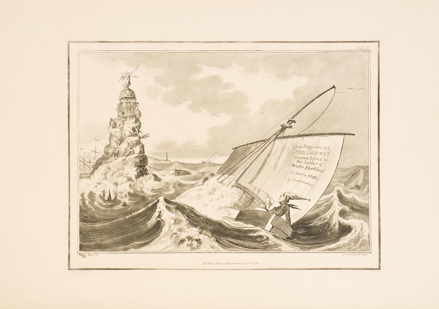 CRUIKSHANK, GEORGE. Cruikshankiana... London, 1835. With 27 (of 68) plates.