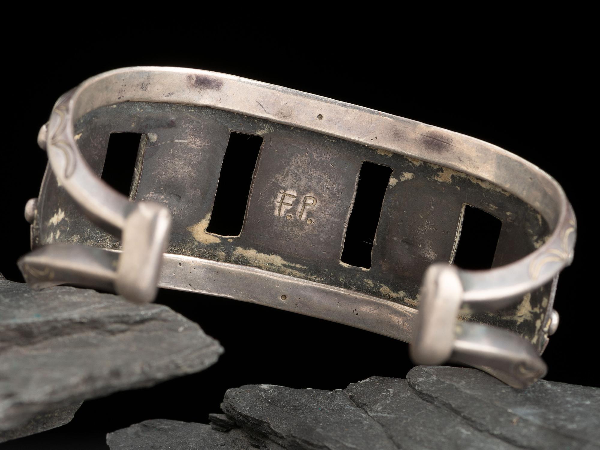 Silver and Lone Mountain Turquoise Cuff Bracelet