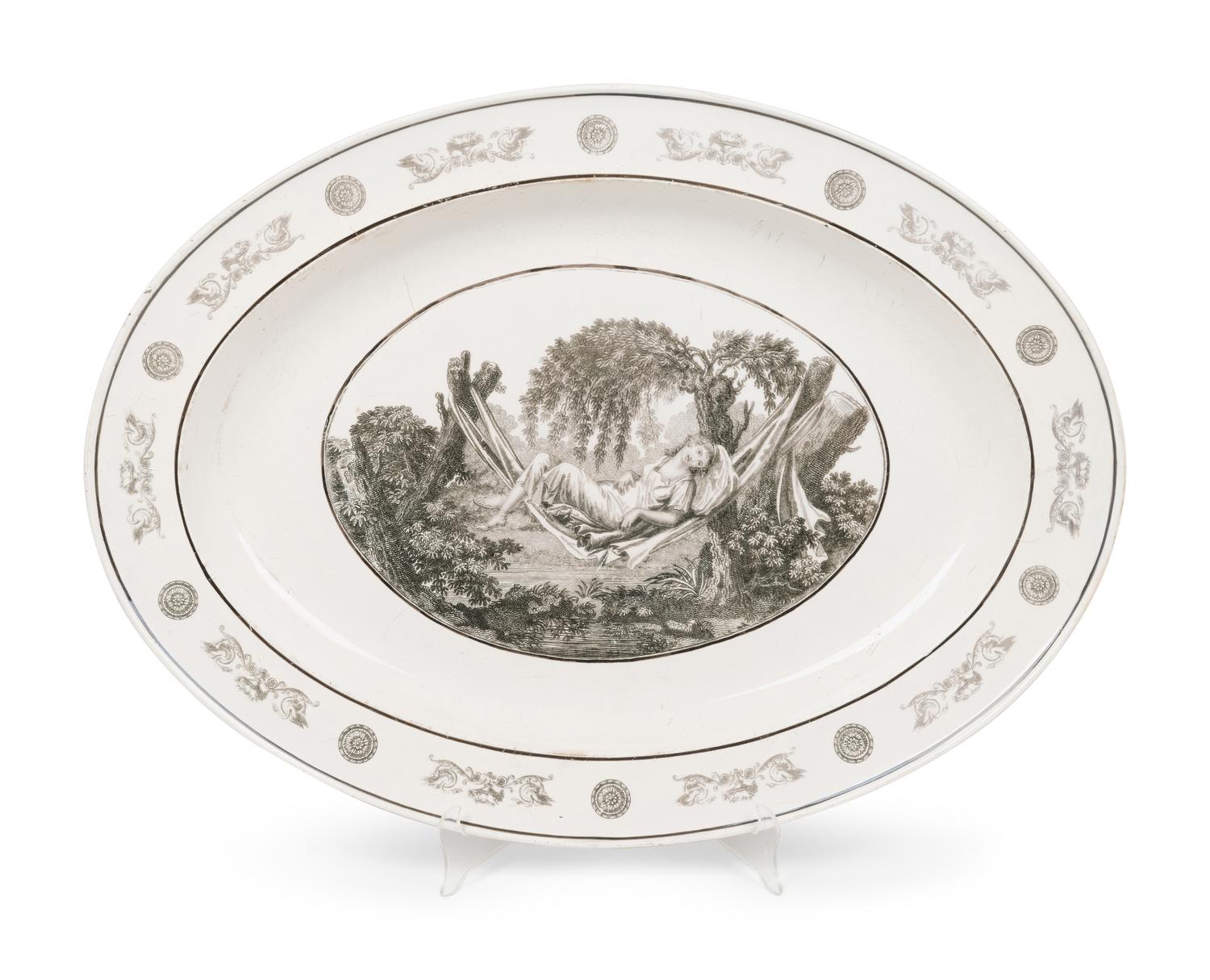 A French Creil Faience Platter