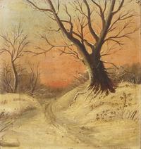 American School 19th / 20th Century, Winter Landscape