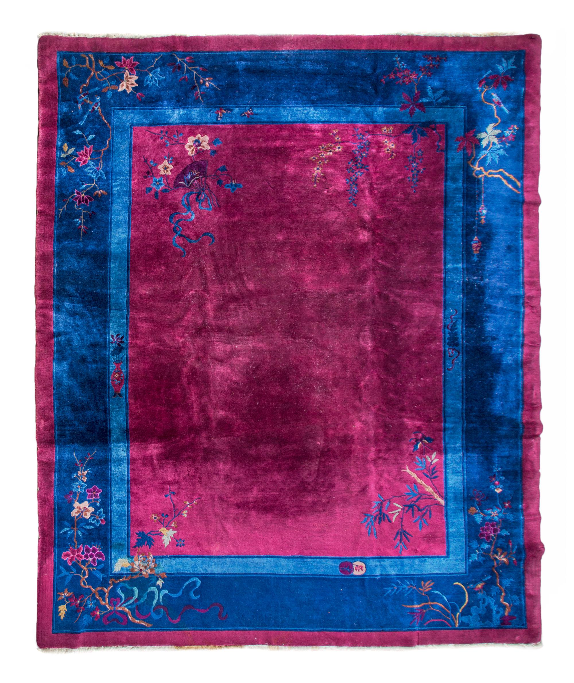 A Chinese Wool Rug — FIRST HALF 20TH CENTURY
