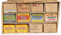 A Large Group of Assorted 1980s-90s Baseball and Football Cards Including Factory Sets,