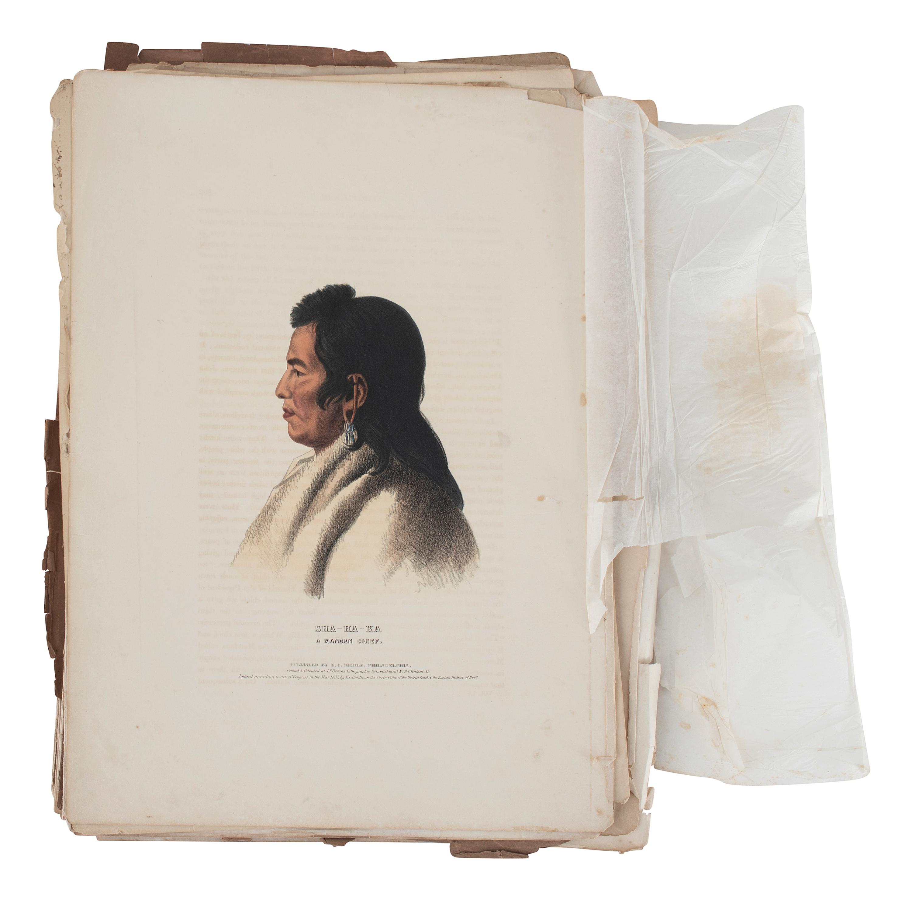 McKENNEY, Thomas and James HALL. History of the Indian Tribes of North America