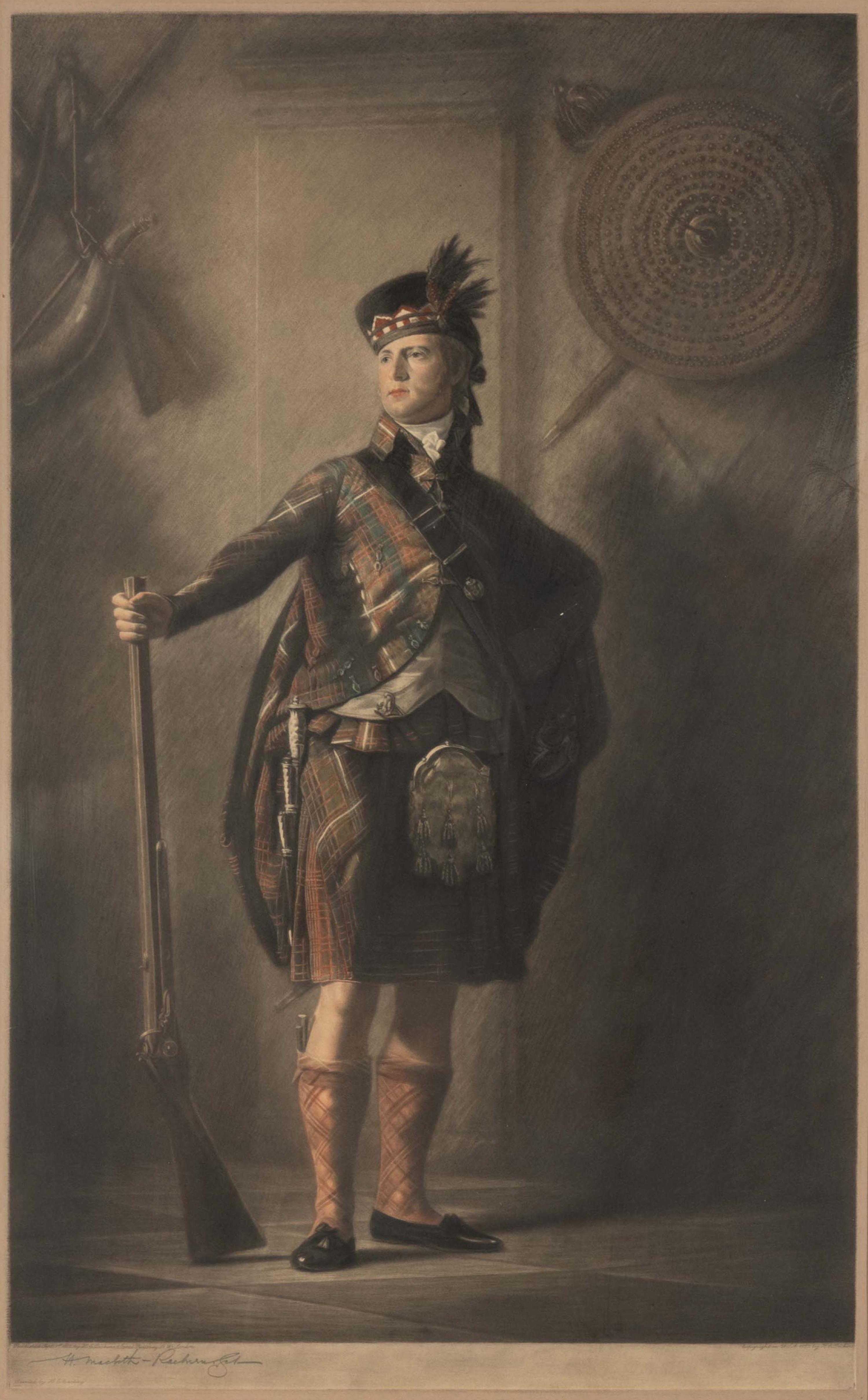 After Sir Henry Raeburn, 19th Century — Colonel Alastair Ranaldson Macdonnell of Glengarry