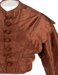 Two Silk Evening Bodices, 1860s