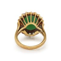 JADE AND DIAMOND RING
